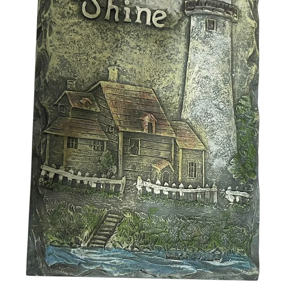 Coastal Lighthouse Wall Decor Let The Light Shine‎ Nautical Home Hanging